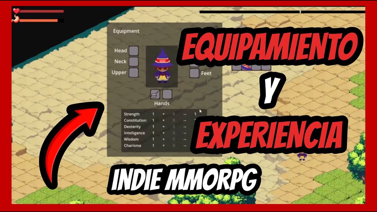 Creando un sistema de equipamiento y experiencia en un MMORPG- [Heart of Fantasy] - DEVBLOG #1